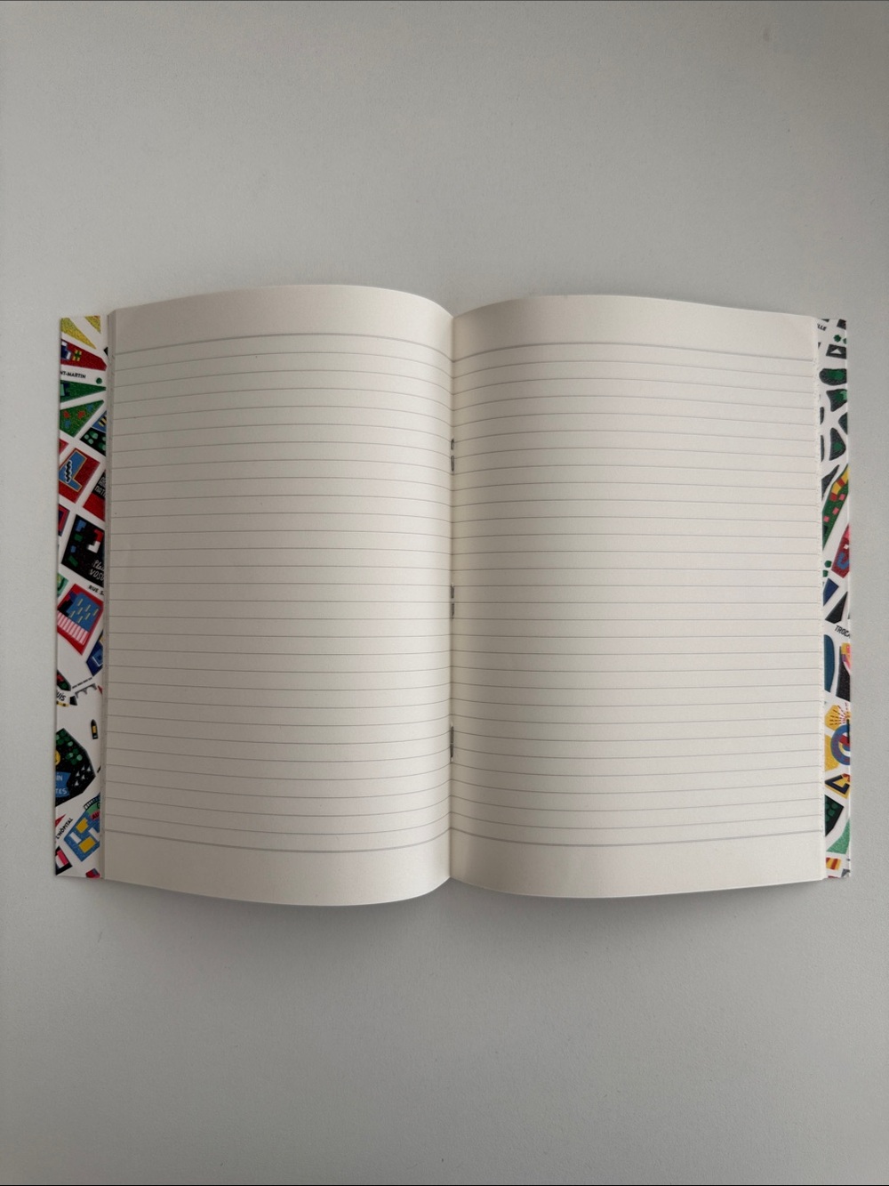 Multicolor Illustrated Interior Notebook - Home Art
